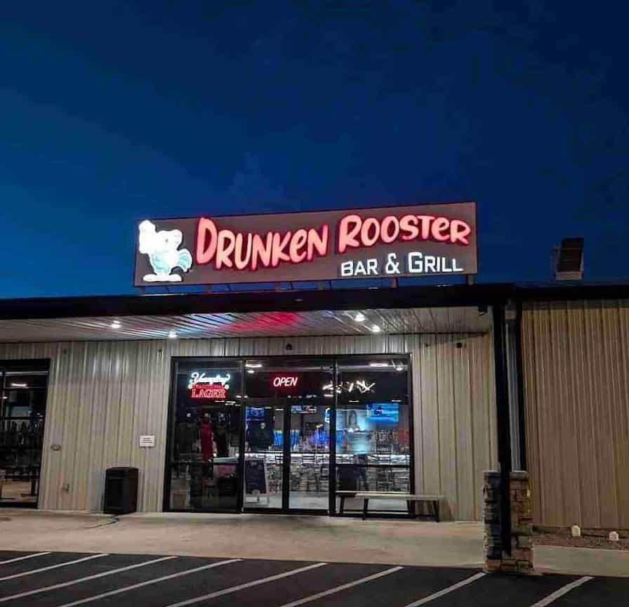 Drunken Rooster Bar & Grill near Cleora at Grand Lake